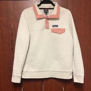 Patagonia Cotton Quilted Snap-T Pullover Sweatshirt
